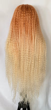 Load image into Gallery viewer, “Meadow” - Long Premium Fiber Lace Front Wigs in Orange/Green or Black for Halloween/Cosplay/Events…