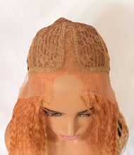 Load image into Gallery viewer, “Meadow” - Long Premium Fiber Lace Front Wigs in Orange/Green or Black for Halloween/Cosplay/Events…