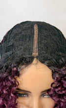 Load image into Gallery viewer, Naturali Star “3B Ronda”- Curly Blue Rage/Plum/99J Burgundy Synthetic Wigs by Zury Sis - CLEARANCE