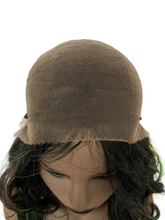 Load image into Gallery viewer, “Stella” - Gorgeous Peacock Color Premium Fiber 13x7 Lace Front Wig for Daily Wear/Events/Drag/Burlesque