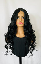 Load image into Gallery viewer, “Melody” - 28” Loose Curl Premium Fiber Lace Front Canada Wigs for Daily Wear or Events 👠