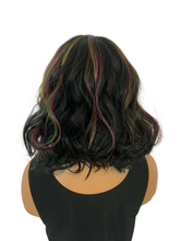 Load image into Gallery viewer, “Stella” - Gorgeous Peacock Color Premium Fiber 13x7 Lace Front Wig for Daily Wear/Events/Drag/Burlesque
