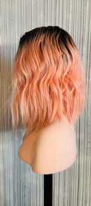 "Chandi" - 14" Shoulder Length Wavy Synthetic Lace Part Wig hi