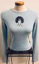 Load image into Gallery viewer, &quot;Harmony&quot; - My “Escape” Art Long Sleeve Tshirt with Afro Design