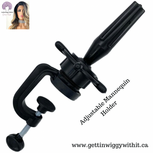 “Hold Me” Adjustable Wig Head Table Clamp Holder/ Wig Styling Accessory