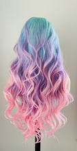 Load image into Gallery viewer, “Arielle” - 28” Pastel Unicorn  Color 13x4 Lace Front 360 Premium Fiber Wig for Cosplay/Drag…