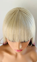 Load image into Gallery viewer, “Gabrielle” - Clearance - 18” Ombre Colored Straight Synthetic Wig with Bangs