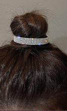 Load image into Gallery viewer, “Natasha” - Crystal Rhinestone Bun/Ponytail/Headwear Clip Hair Accessory