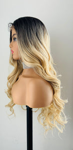 “Lexi” - 28” Loose Curl Versatile 4x4 Lace Front Premium Fiber Canada Wig for Daily Wear or Events