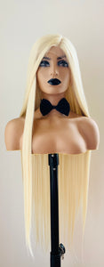 “Serenity” - 36” Long Straight Synthetic Lace Front Wig