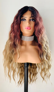 “Heidi” - 30” Long Wavy Premium Fiber Lace Front Canada Wig for Daily Wear or Events