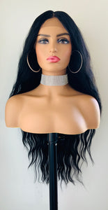 “Heidi” - 30” Long Wavy Premium Fiber Lace Front Canada Wig for Daily Wear or Events