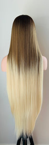 “Serenity” - 36” Long Straight Synthetic Lace Front Wig