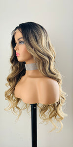 “Lexi” - 28” Loose Curl Versatile 4x4 Lace Front Premium Fiber Canada Wig for Daily Wear or Events