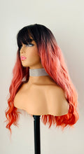 Load image into Gallery viewer, “Coco” - 20”-24” Long Wavy Synthetic Wig with Bangs