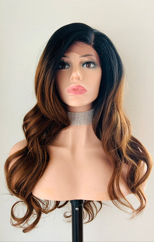 “Wilma” - 28” Premium Fiber Versatile 13x4 Lace Front Canada Wig for Daily Wear/Wedding/Events..