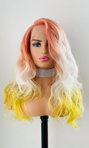 “Sundae” - 22” Tri Color Lace Front Synthetic Wig