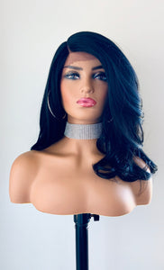 "Lovely Leva"- 20" Loose Curl Lace Front Premium Fiber Wig for Daily Wear & Events