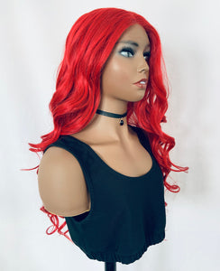 “Melody” - 28” Loose Curl Premium Fiber Lace Front Canada Wigs for Daily Wear or Events 👠