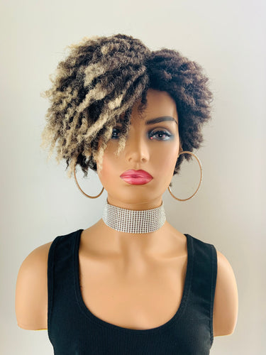 “Marla” - Fun & Funky Short Premium Fiber Dreadloc Canada Wig for Daily Wear/Events