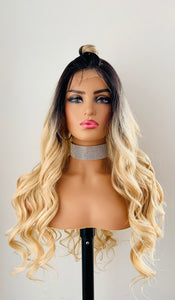 “Lexi” - 28” Loose Curl Versatile 4x4 Lace Front Premium Fiber Canada Wig for Daily Wear or Events