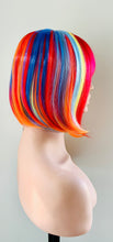 Load image into Gallery viewer, “Happy” - Short Rainbow Color Wig with Bangs for Pride/Cosplay and Events 🌈 - Clearance