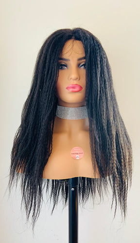 “Bobbie” - Long 26” Dreadloc Style “Put On & Go” Premium Synthetic Wig with Lace Part