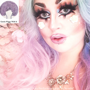 “Arielle” - 28” Pastel Unicorn  Color 13x4 Lace Front 360 Premium Fiber Wig for Cosplay/Drag…