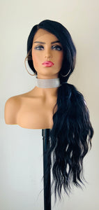 “Heidi” - 30” Long Wavy Premium Fiber Lace Front Canada Wig for Daily Wear or Events