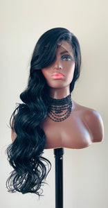 “Lexi” - 28” Loose Curl Versatile 4x4 Lace Front Premium Fiber Canada Wig for Daily Wear or Events