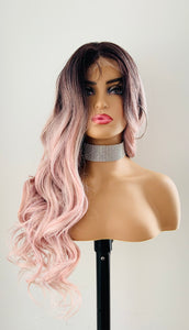 “Lexi” - 28” Loose Curl Versatile 4x4 Lace Front Premium Fiber Canada Wig for Daily Wear or Events