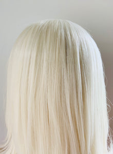 “Doris” - 16” White Blonde 13x3 Lace Front Premium Synthetic Wig