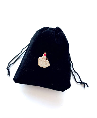 “The Finger” - Middle Finger Enamel Pin Brooch