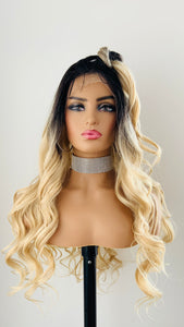 “Lexi” - 28” Loose Curl Versatile 4x4 Lace Front Premium Fiber Canada Wig for Daily Wear or Events