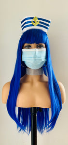 Clearance “Brandi” - 24” Long Straight Synthetic Wig w Bangs for Cosplay/Gaming/Events