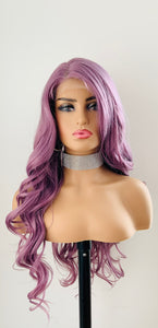 “Lexi” - 28” Loose Curl Versatile 4x4 Lace Front Premium Fiber Canada Wig for Daily Wear or Events