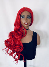 Load image into Gallery viewer, “Melody” - 28” Loose Curl Premium Fiber Lace Front Canada Wigs for Daily Wear or Events 👠