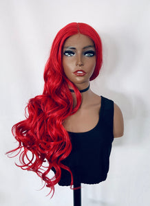 “Melody” - 28” Loose Curl Premium Fiber Lace Front Canada Wigs for Daily Wear or Events 👠