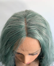 Load image into Gallery viewer, “Brooklyn” - 26” Pearl Green Premium Fiber Lace Front Wig for Daily Wear/Events…