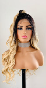 “Lexi” - 28” Loose Curl Versatile 4x4 Lace Front Premium Fiber Canada Wig for Daily Wear or Events