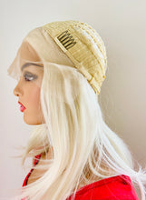 Load image into Gallery viewer, “Doris” - 16” White Blonde 13x3 Lace Front Premium Synthetic Wig