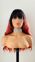 Load image into Gallery viewer, “Coco” - 20”-24” Long Wavy Synthetic Wig with Bangs