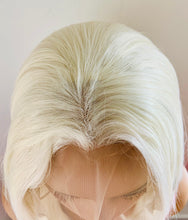 Load image into Gallery viewer, “Doris” - 16” White Blonde 13x3 Lace Front Premium Synthetic Wig