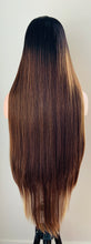 Load image into Gallery viewer, “Serenity” - 36” Long Straight Synthetic Lace Front Wig