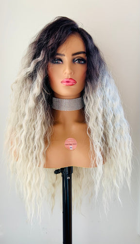 “Casha” - 28” Long Wavy 13x4 Premium Fiber Lace Front Canada Wig for Daily Wear or Events💄