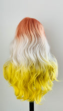 Load image into Gallery viewer, “Sundae” - 22” Tri Color Lace Front Synthetic Wig