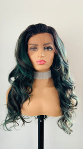 "Donai" - 24”- 26” Long Versatile 13x4 Lace Front Synthetic Wig for Daily Wear or Events