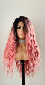 “Heidi” - 30” Long Wavy Premium Fiber Lace Front Canada Wig for Daily Wear or Events